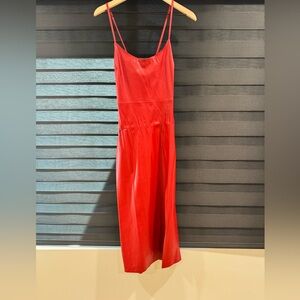 Zara red dress